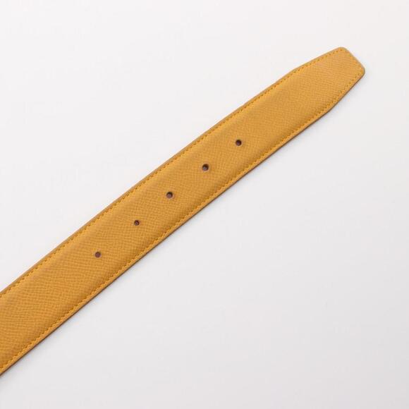 HERMES Red Leather Belt - Picture 4 of 11